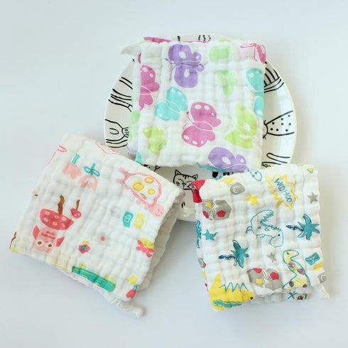 Baby 6-layer gauze saliva towel cotton bath towel